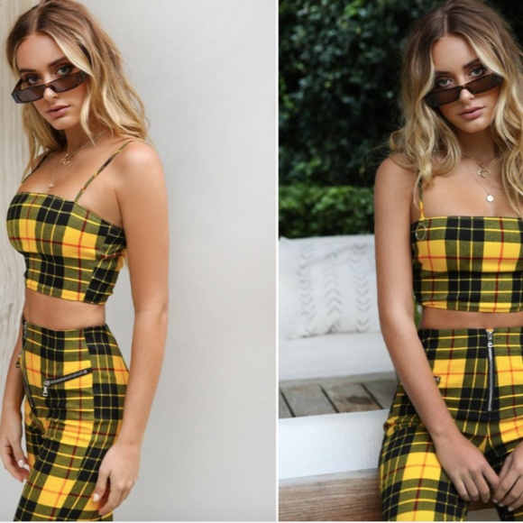 Tiger Mist Tops - NWT tiger mist norah yellow top